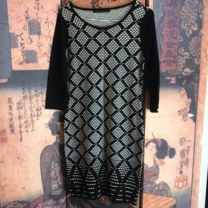 Ivanka Black and White Dress